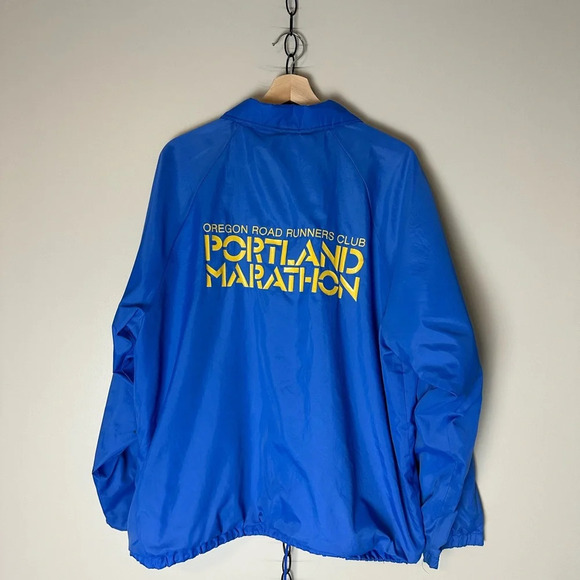 Vintage 1980s Portland Marathon Jacket Large - Picture 2 of 9